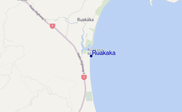 carte de localisation de Ruakaka