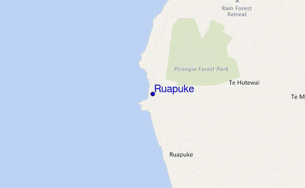 carte de localisation de Ruapuke