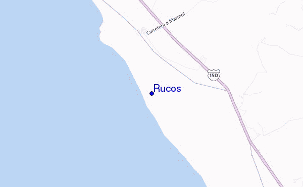 carte de localisation de Rucos