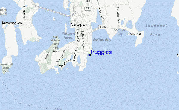 carte de localisation de Ruggles