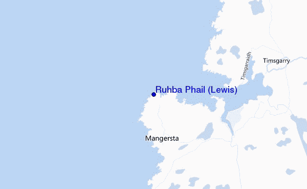 carte de localisation de Ruhba Phail (Lewis)
