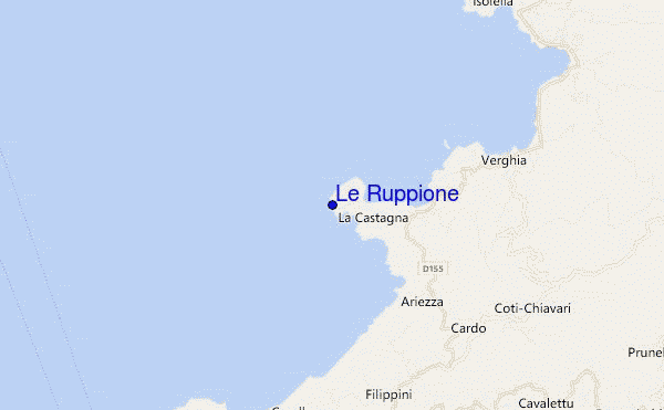 carte de localisation de Le Ruppione