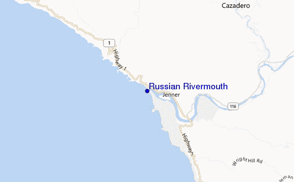 carte de localisation de Russian Rivermouth