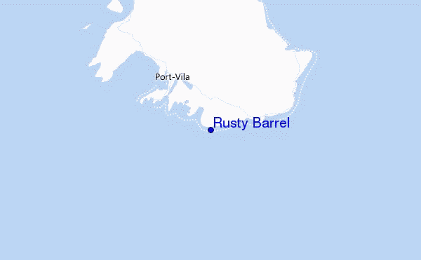 Rusty Barrel Location Map