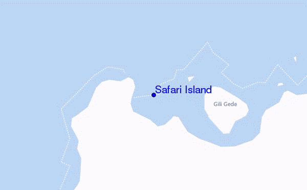 carte de localisation de Safari Island