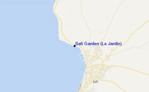 carte de localisation de Safi Garden (Le Jardin)