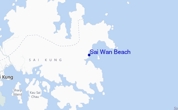 carte de localisation de Sai Wan Beach