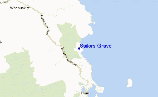 carte de localisation de Sailors Grave