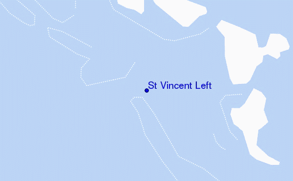 carte de localisation de St Vincent Left