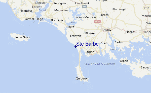 Ste Barbe Location Map