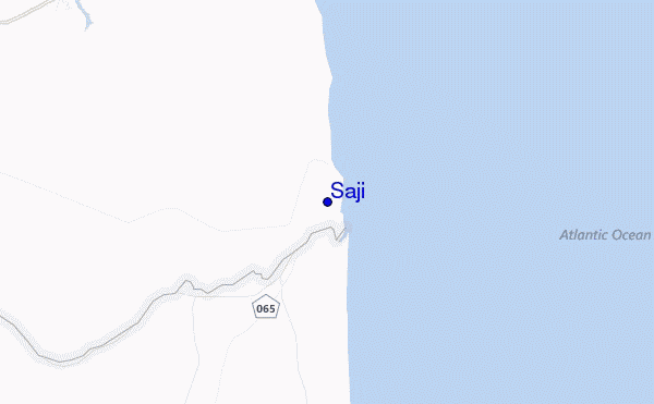 carte de localisation de Saji