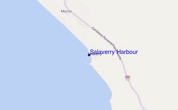 carte de localisation de Salaverry Harbour