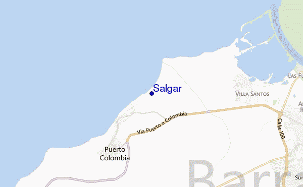 carte de localisation de Salgar