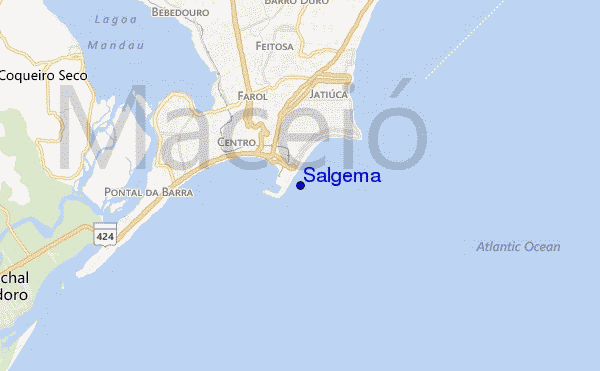carte de localisation de Salgema