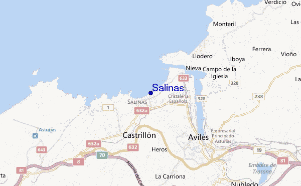 carte de localisation de Salinas