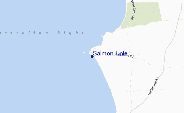 carte de localisation de Salmon Hole