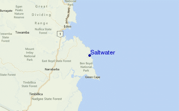 Saltwater Location Map