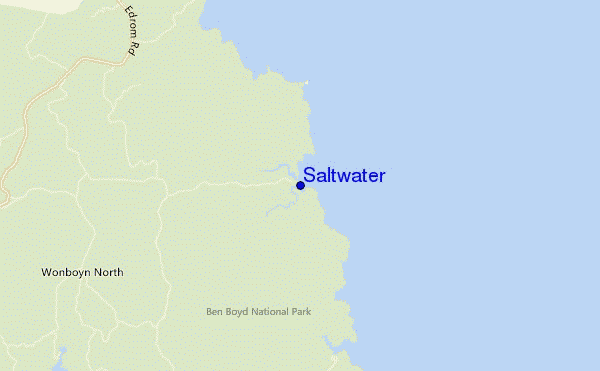 carte de localisation de Saltwater