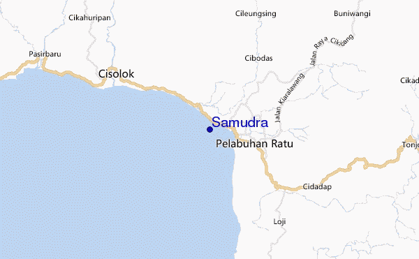 carte de localisation de Samudra