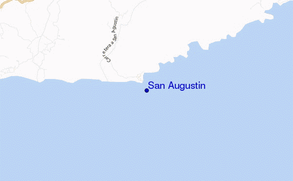 carte de localisation de San Augustin