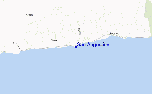 carte de localisation de San Augustine