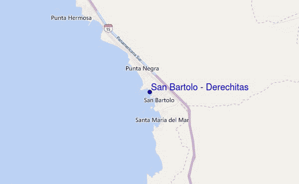 carte de localisation de San Bartolo - Derechitas