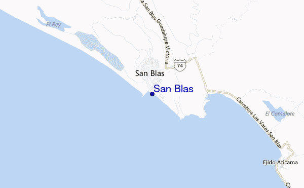 carte de localisation de San Blas