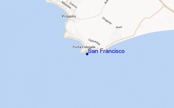 carte de localisation de San Francisco