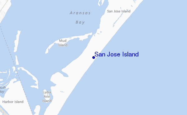 carte de localisation de San Jose Island