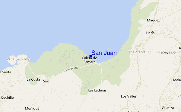 carte de localisation de San Juan