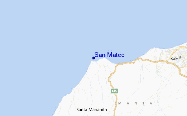 carte de localisation de San Mateo