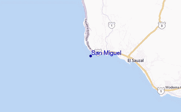 carte de localisation de San Miguel