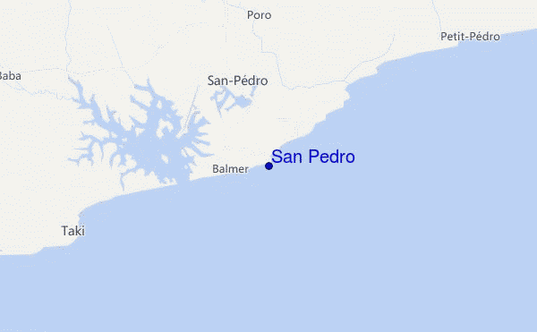 carte de localisation de San Pedro