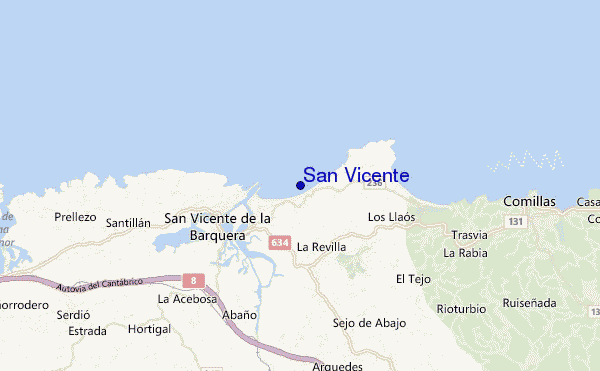 carte de localisation de San Vicente