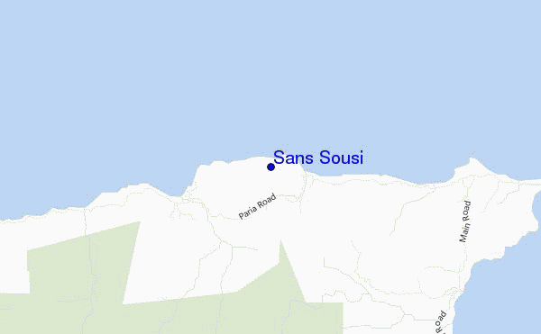 carte de localisation de Sans Sousi