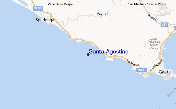 carte de localisation de Santa Agostino
