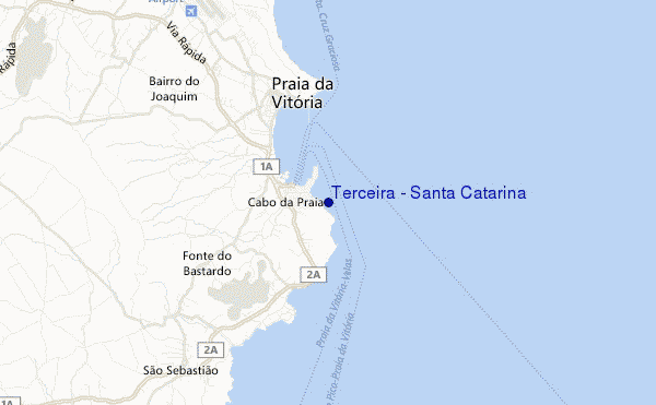 carte de localisation de Terceira - Santa Catarina