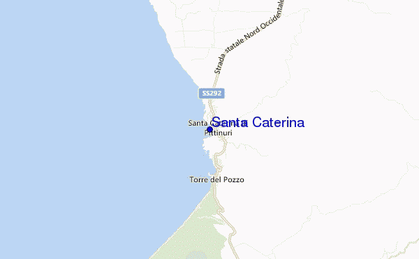 carte de localisation de Santa Caterina