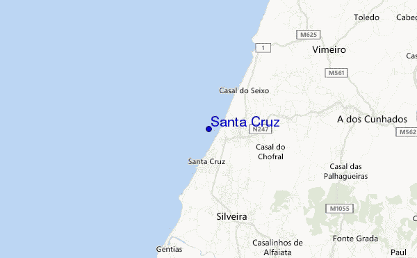 carte de localisation de Santa Cruz