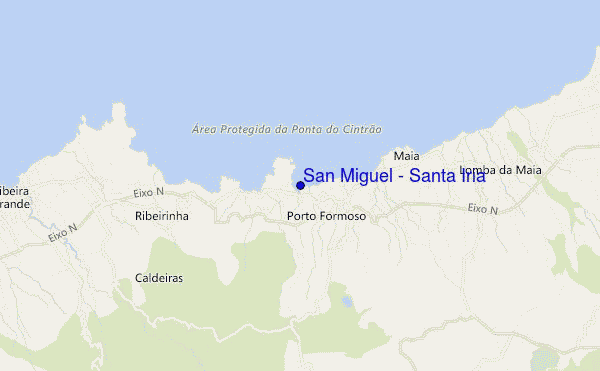 carte de localisation de San Miguel - Santa Iria