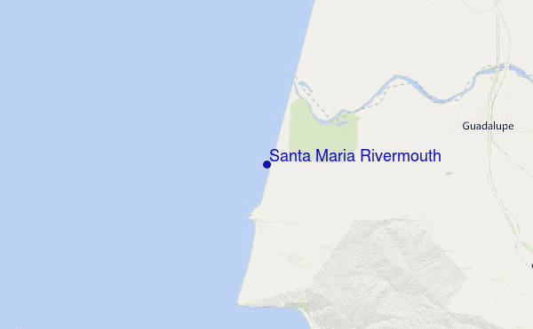 carte de localisation de Santa Maria Rivermouth