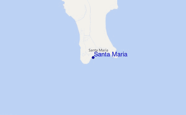 carte de localisation de Santa Maria