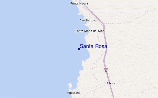 carte de localisation de Santa Rosa