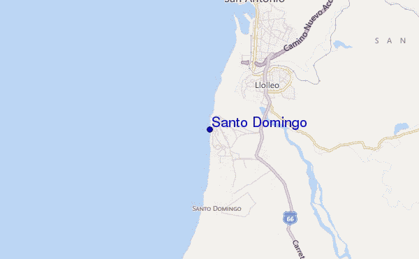 carte de localisation de Santo Domingo