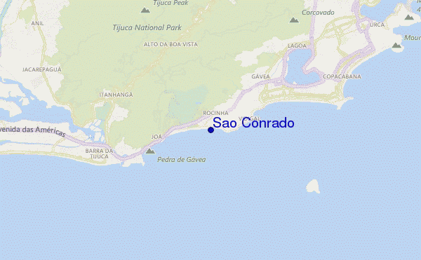 carte de localisation de São Conrado