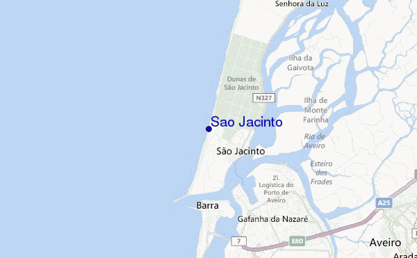 carte de localisation de Sao Jacinto