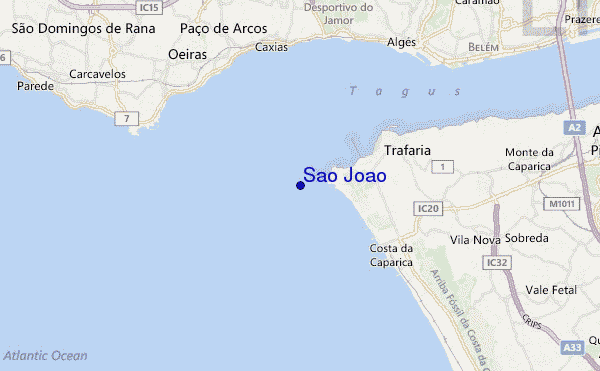 carte de localisation de Sao Joao