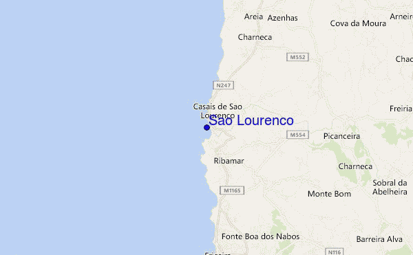 carte de localisation de Sao Lourenço