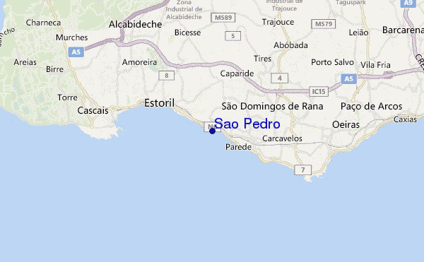 carte de localisation de Sao Pedro