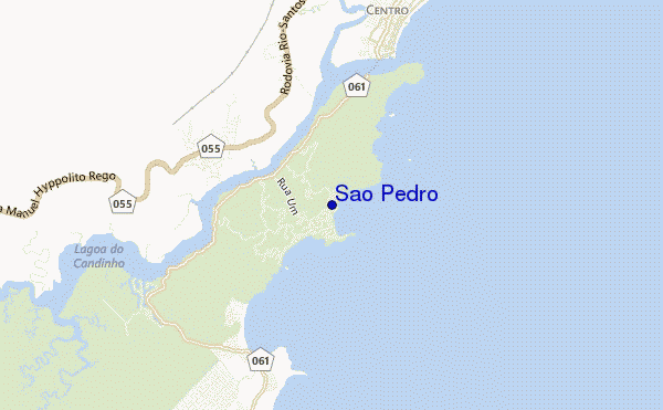 carte de localisation de Sao Pedro